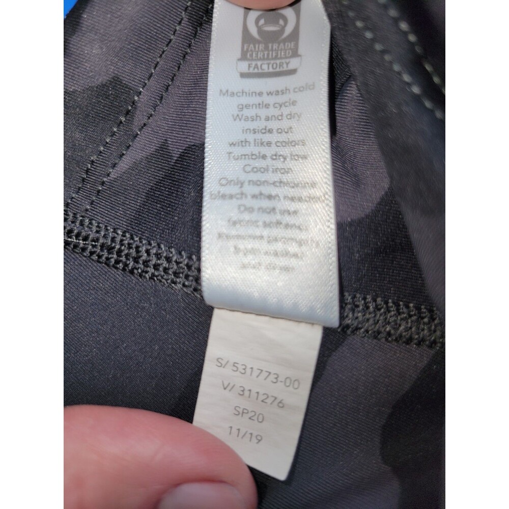 Athleta Ultimate 7/8 Tight Leggings Gray Black Camo | Women’s Size X-Small - Picture 8 of 14